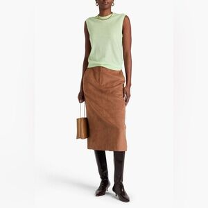Tibi Wool-Blend Shrunken Vest